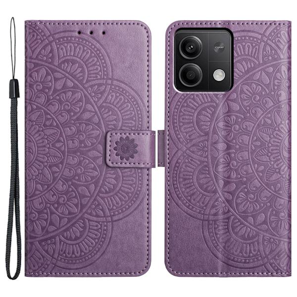 SKALO Xiaomi Redmi Note 13 5G Mandala Plånboksfodral - Lila Lila