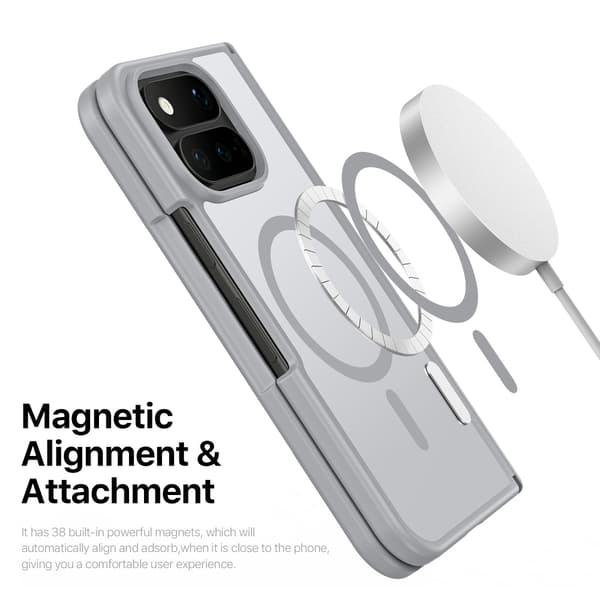 DUX DUCIS Yind Series Matt Finish Skal för Google Pixel 11 Pro Fold - Grå grå