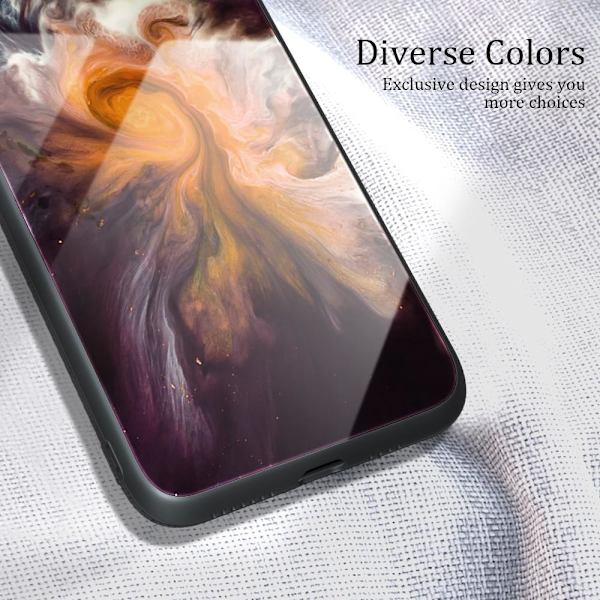 SKALO OnePlus Nord 3 5G / Ace 2V Marmori karkaistu lasi TPU-suojakuori - #4 Multicolor