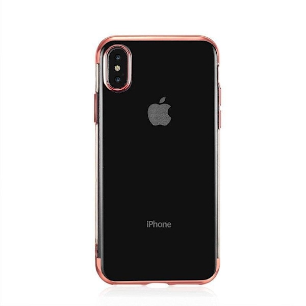 Design TPU-skal Electro Plating till iPhone Xs Max - fler färger Röd