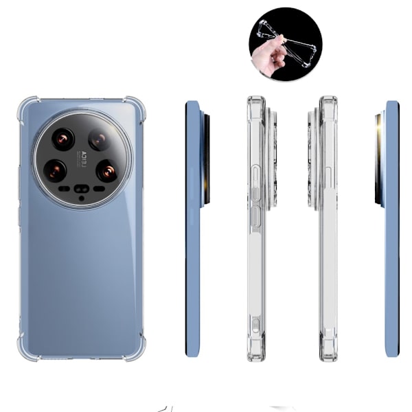 SKALO Xiaomi 14 Ultra 5G Extra strong TPU-skal Transparent