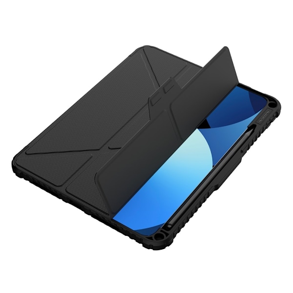 NILLKIN iPad Pro 11 (2024) Trifold Fodral med Transparent Baksid Svart
