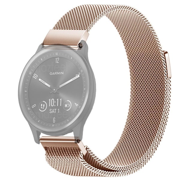 SKALO Milanese Loop to Garmin Vivomove HR - Valitse väri Pink gold