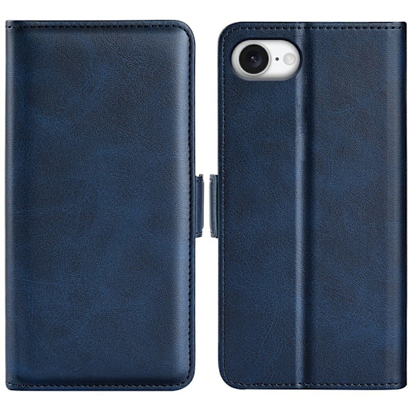 SKALO iPhone 16e Premium ID Lompakkokotelo - Sininen Blue