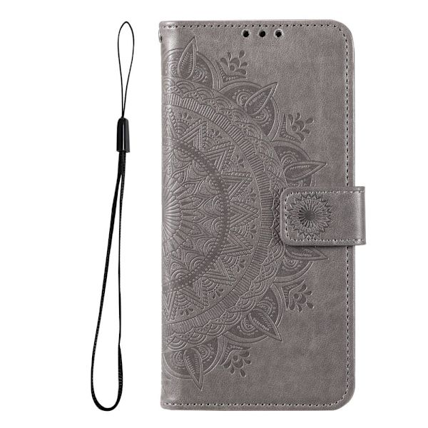 SKALO Samsung A53 5G Mandala Flip Cover - Grå Grey