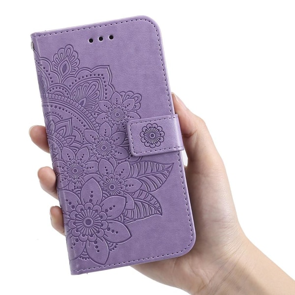 SKALO iPhone 13 Pro Mandala Pung-etui - Lilla Purple