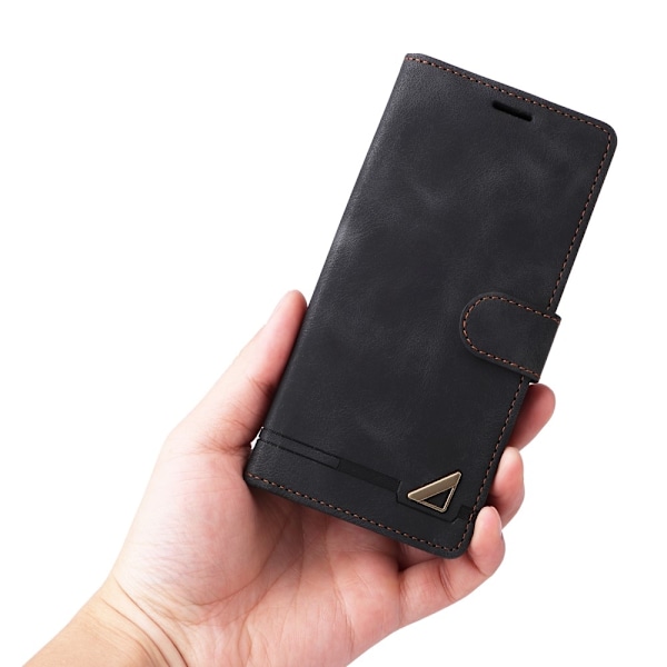 SKALO Samsung A54 5G Plånboksfodral i PU-Läder - Svart Svart