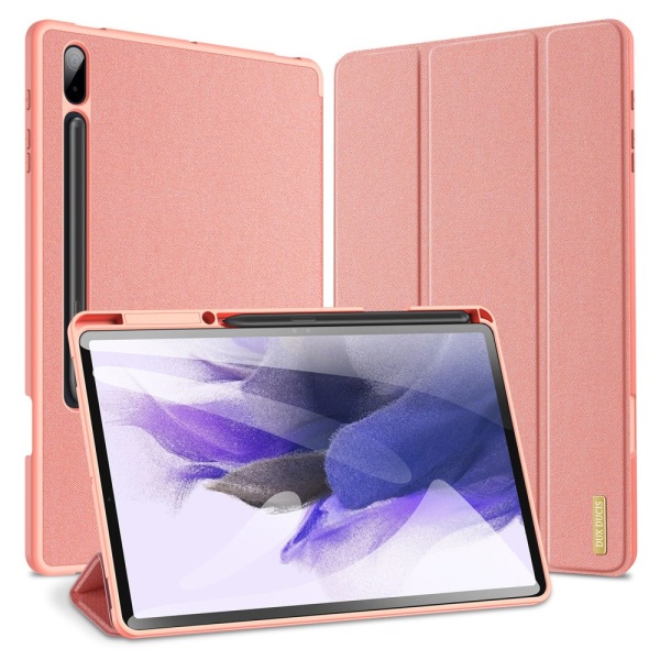 DUX DUCIS Samsung Tab S7+/S7 FE/S8+ DOMO Series Trifold Fodral - Rosa