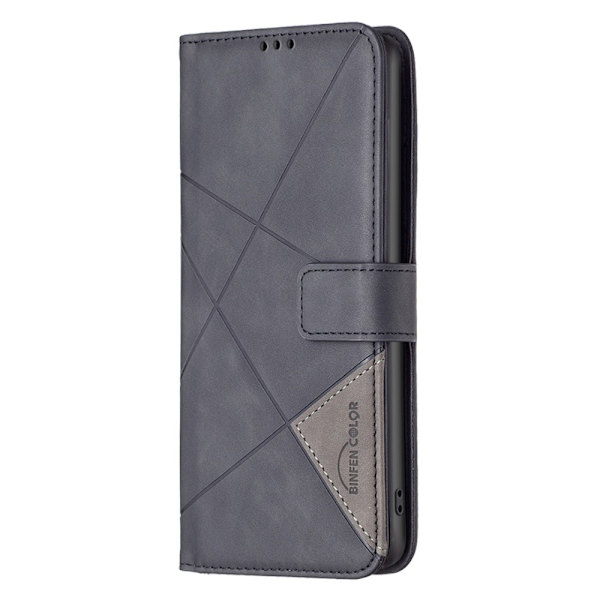 OnePlus 12 5G BINFEN COLOR Embossed Plånboksfodral - Svart Svart
