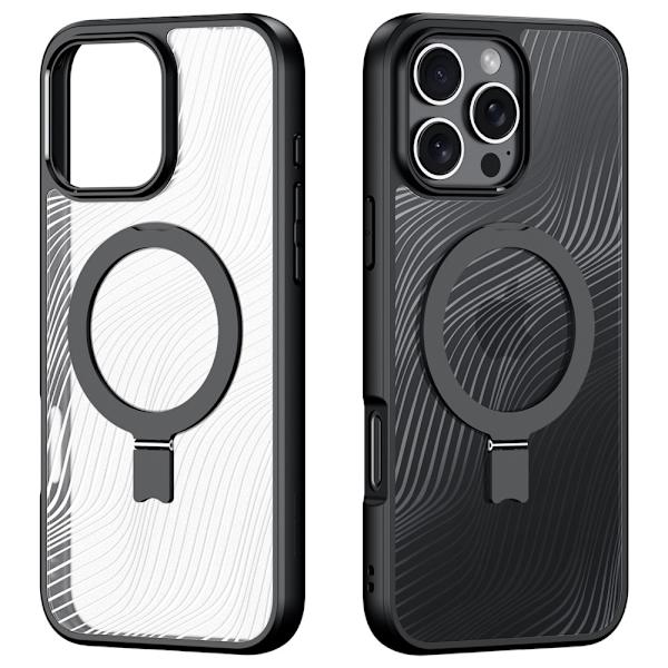DUX DUCIS iPhone 16 Pro Aimo Series med Metallställ Skal - Svart Svart