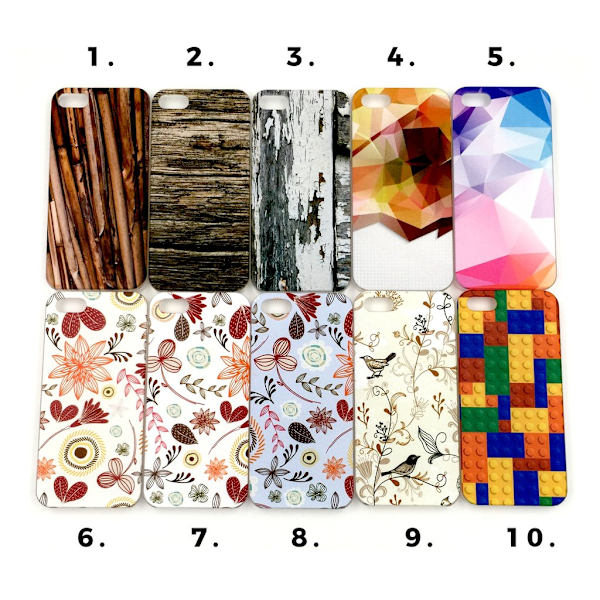 Skal med motiv iPhone 5/5S/SE MultiColor Motiv 5