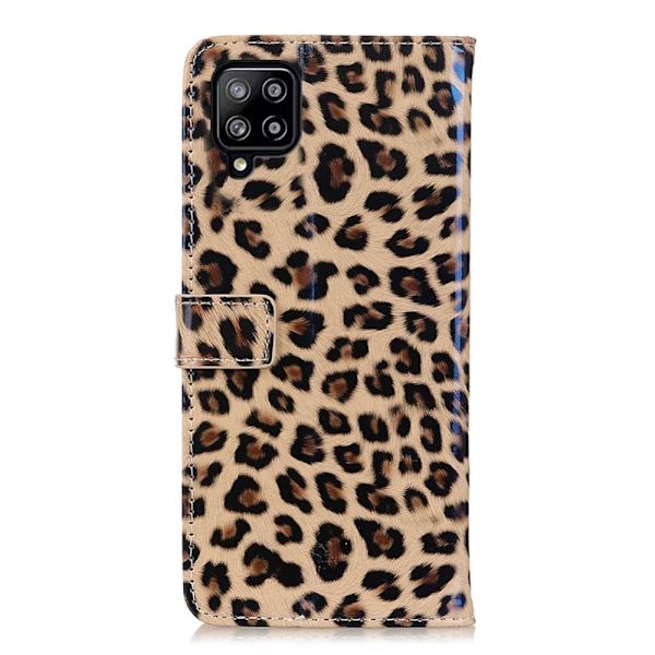 SKALO Samsung A22 4G Leopard mönstrad Plånboksfodral i PU Läder multifärg