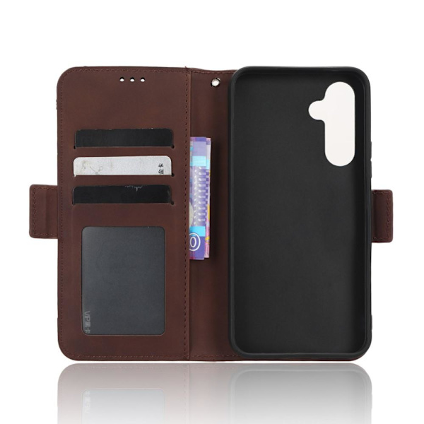 SKALO Samsung A54 5G 6-lokeroa Lompakkokotelo - Ruskea Brown