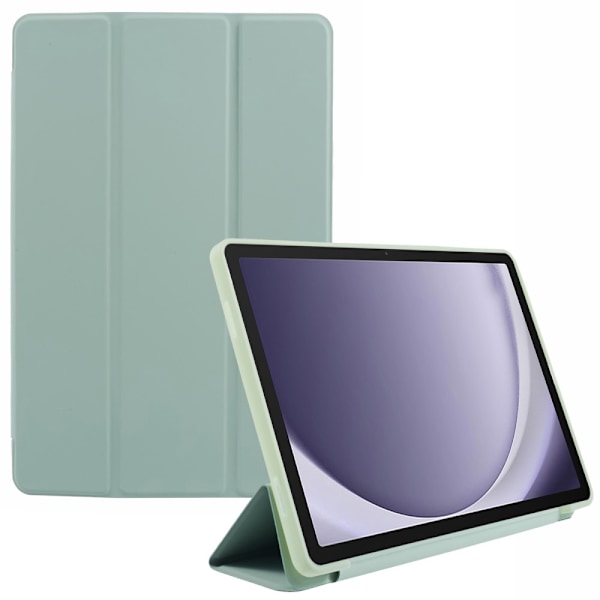 SKALO Samsung Tab A9 Trifold Suojakotelo - Vaaleanvihreä Light green