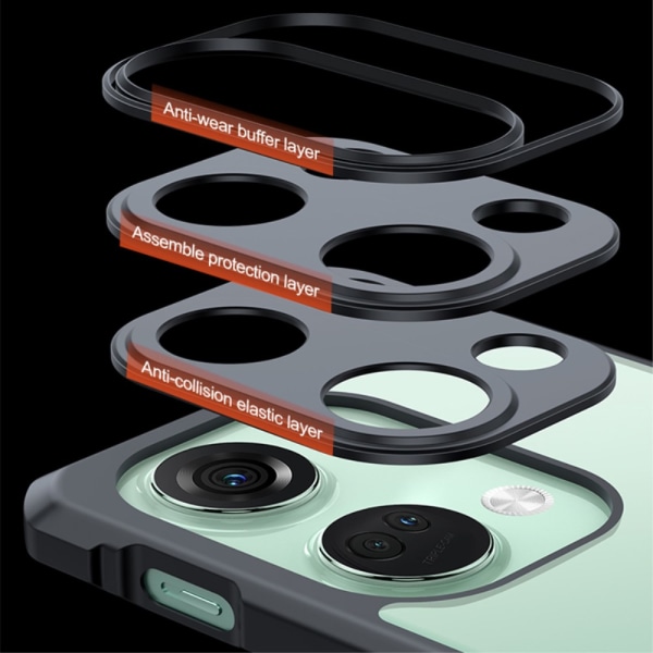 XUNDD OnePlus Nord 3 5G / Ace 2V Beatle Series Suojakuori Transparent