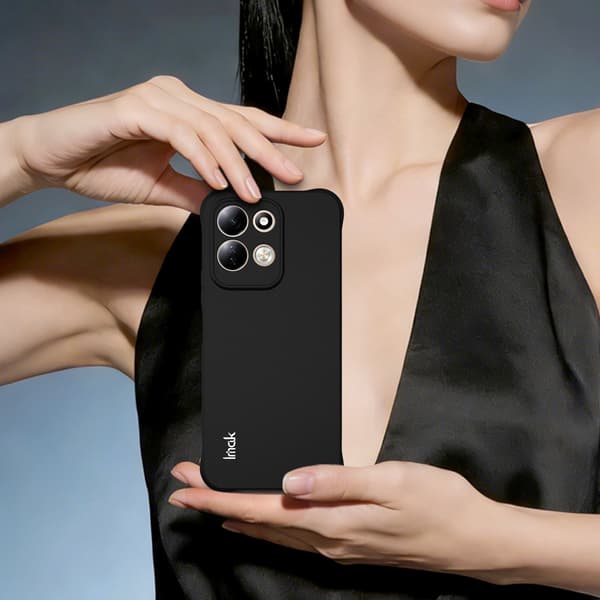IMAK Drop Proof Matte TPU Cover til Xiaomi Redmi 17 - Sort Black