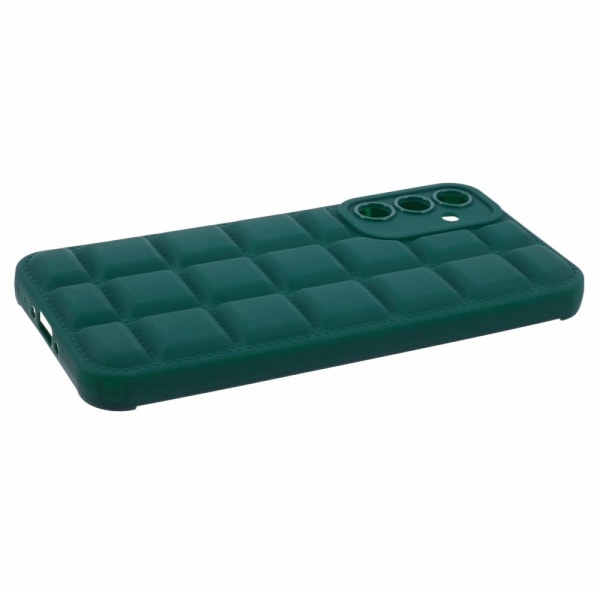 SKALO Samsung A15 4G Puffer Bumper TPU-Skal - Grön Grön