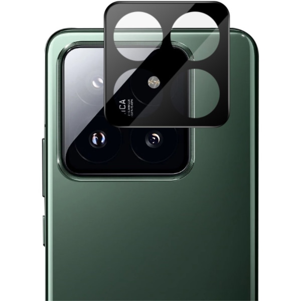 SKALO Xiaomi 14 5G 3D Linsskydd/Kameraskydd Härdat Glas Svart