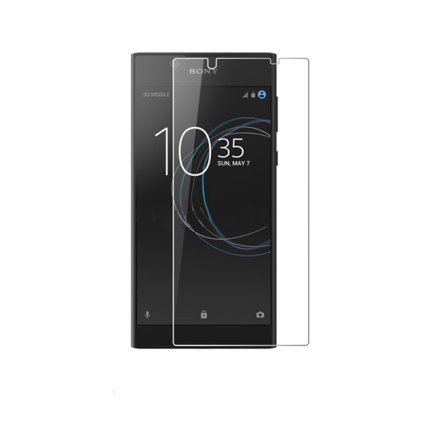 2-PACK SKALO Sony Xperia L1 Skärmskydd i Härdat glas Transparent