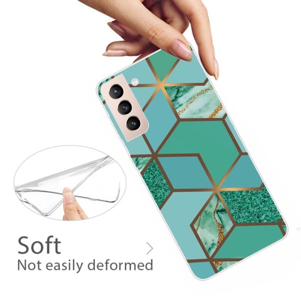 SKALO Samsung S22+ Marmor TPU-cover - #9 - Vælg farve MultiColor #9