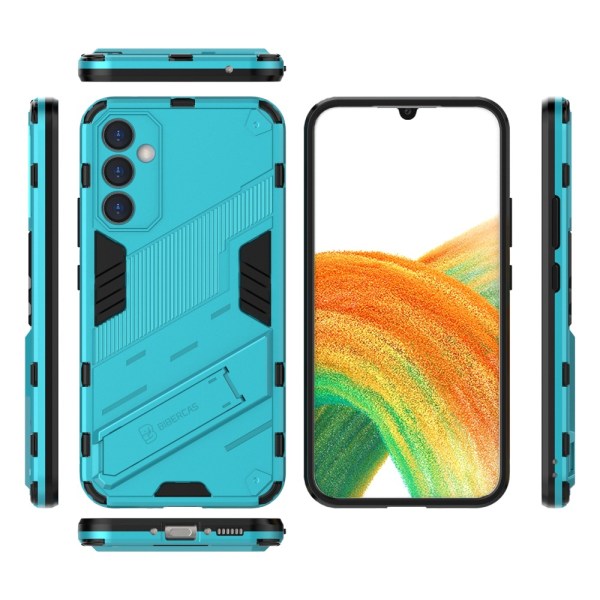 SKALO Samsung A34 5G Hybrid BIBERCAS Cover - Turkis Turquoise