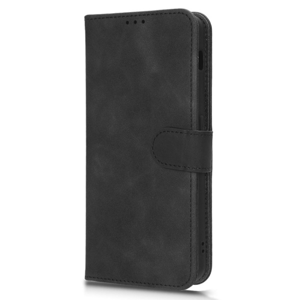 SKALO OnePlus Nord 3 5G / Ace 2V Matt PU-læderpungetui - Sort Black