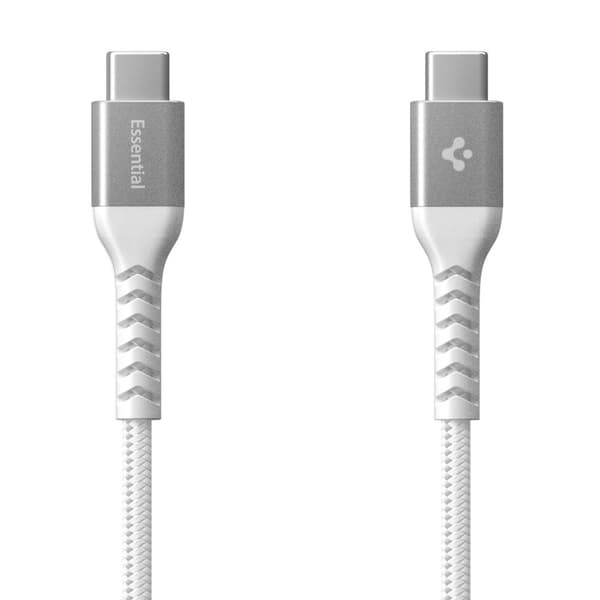 Spigen EB10010CCA Essential USB-C-kabel 100W 1m - Vit Vit