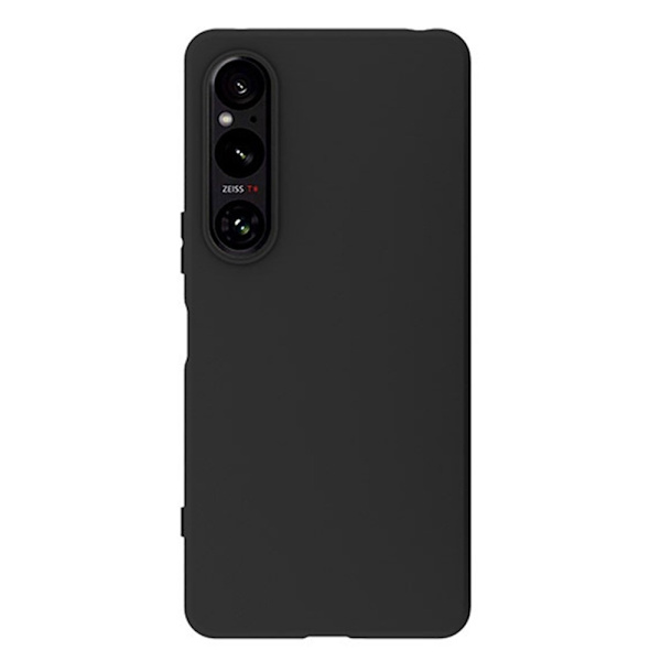 SKALO Sony Xperia 1 VI Mattsvart Ultratunn TPU-Skal Svart