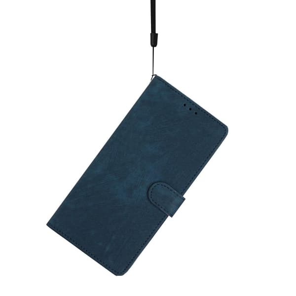 SKALO iPhone 15 Pro Max Plånboksfodral i PU-Läder - Blå Blå