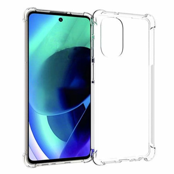 SKALO Moto G51 Ekstra kraftig TPU taske Transparent