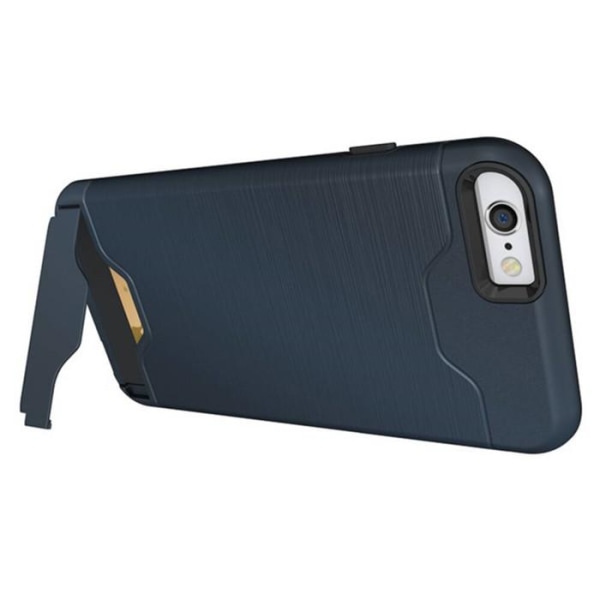 iPhone 6/6S | Armor skal | Korthållare - fler färger Blå