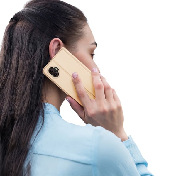 DUX DUCIS Samsung Xcover6 Pro 5G Skin Pro Series Flip Cover - Guld Gold