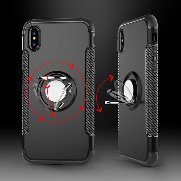 iPhone X/XS | Ring skal Silver