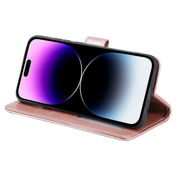 SKALO iPhone 16 Pro Max Mandala lompakkokotelo - Ruusukulta Pink gold