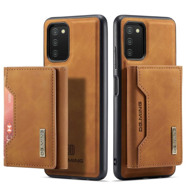 DG Ming Skal med avtagbar Plånbok Samsung A03s / A02s - Ljusbrun Ljusbrun