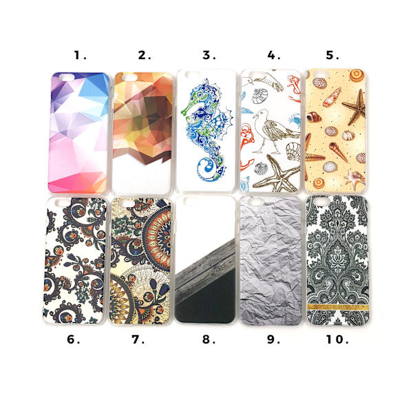 Skal med motiv iPhone 6/6S MultiColor Motiv 3