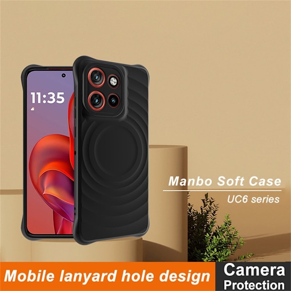 IMAK Motorola Edge 50 Neo 5G UC-6 Series Skal - Svart Svart