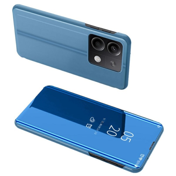 SKALO Xiaomi Redmi Note 13 5G Clear View Mirror Etui - Blå Blue