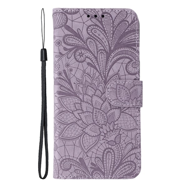 SKALO Samsung S25 Edge Mandala Flower Plånboksfodral - Lila Lila