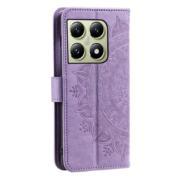 SKALO Xiaomi 14T Pro Mandala Plånboksfodral - Lila Lila