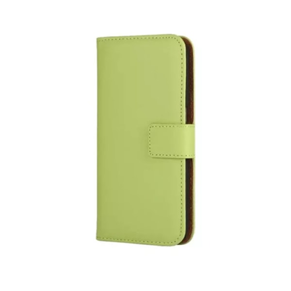 SKALO iPhone 11 Pro Flip Cover m. Pung i Ægte Læder - Vælg farve Green