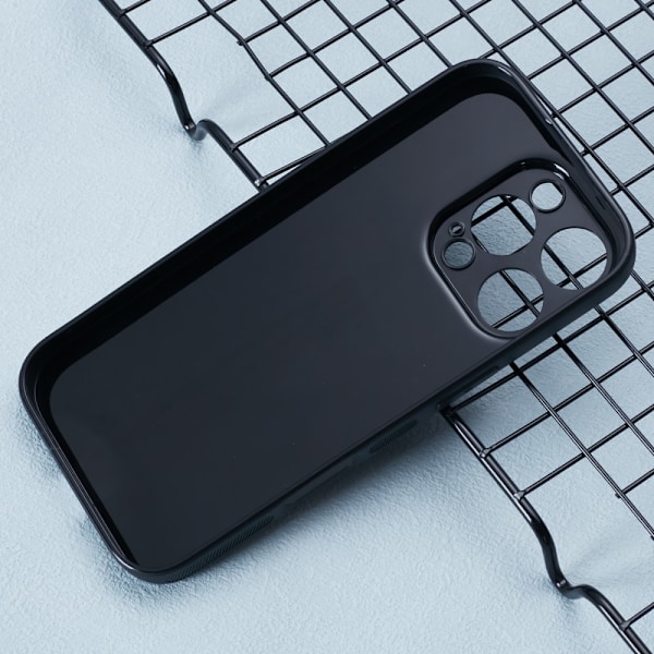 SKALO iPhone 16 Pro Carbon Fiber TPU cover - Sort Black