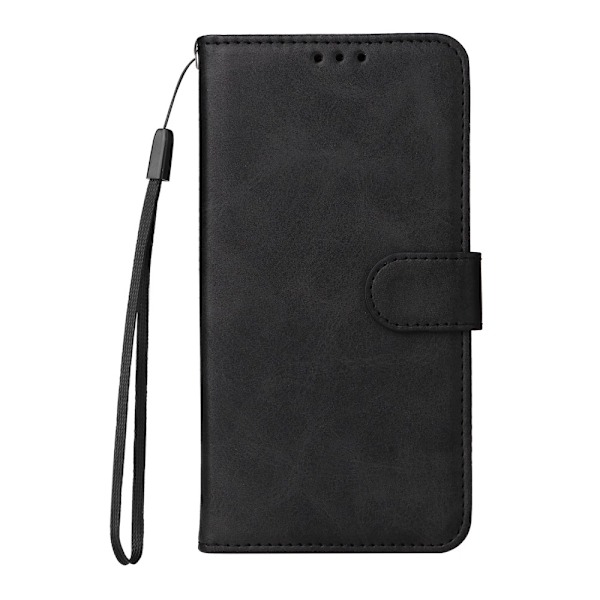 SKALO Xiaomi Redmi Note 14 Pro 5G PU-nahka Lompakkokotelo - Valitse väri Black