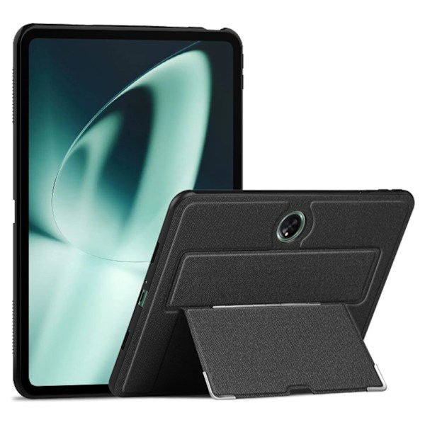 SKALO OnePlus Pad PU-læderetui med stativ - Sort Black
