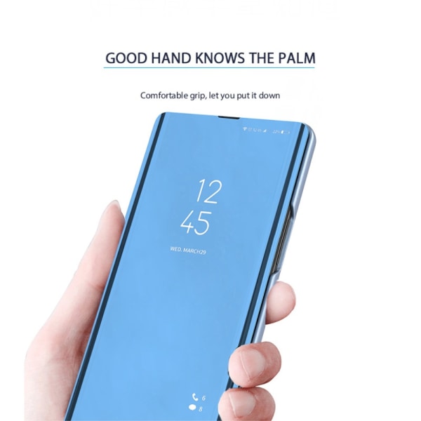 SKALO Samsung A05s 4G Clear View Spegel fodral - Blå Blå