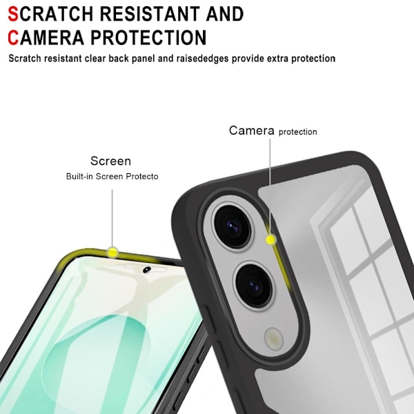 SKALO Samsung S25 Edge 360 TPU Skal - Blå Blå