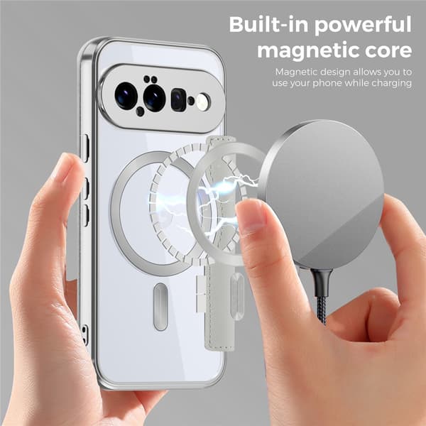 SKALO Slim Kotelo sopii Google Pixel 11 - Harmaa Grey