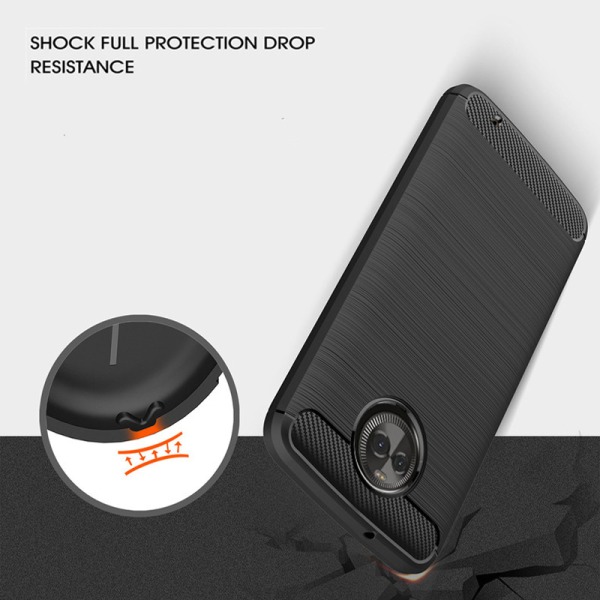 Stöttåligt Armor Carbon TPU-skal Moto X4 Red