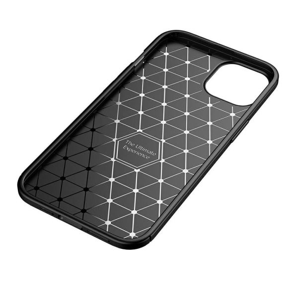 SKALO iPhone 13 Mini Carbon Fiber TPU Taske - Sort Black 432a | Black | 31  | Fyndiq