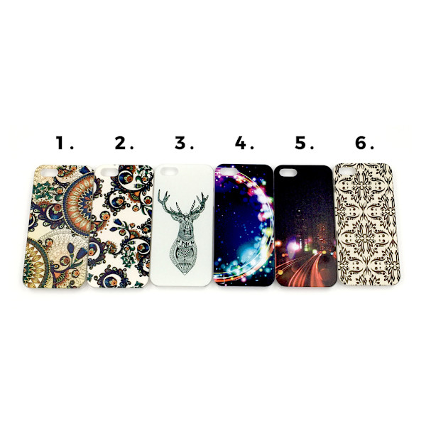 Skal med motiv iPhone 5/5S/SE MultiColor #5
